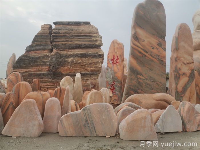 晚霞红景观石的用途(图1)
