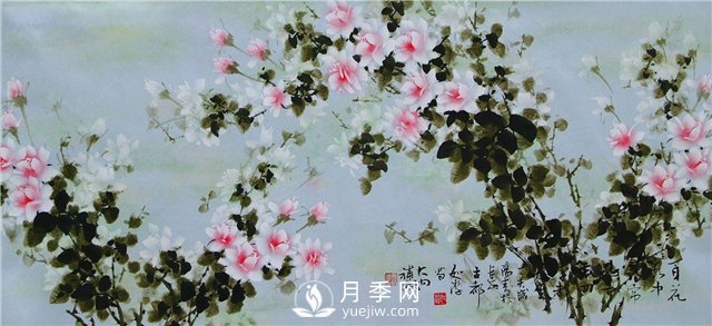 “月季花湿法画法**人”王跃进厦门办专题月季展(图1)