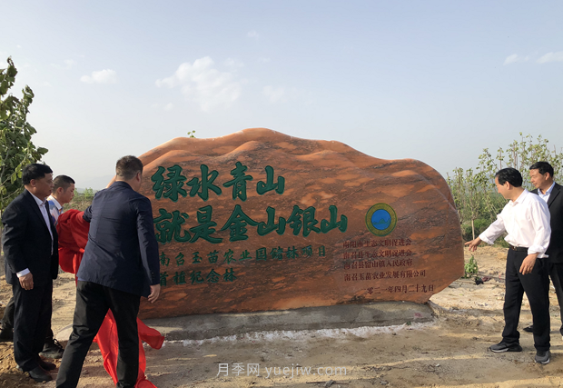 生态促进会参加南召县玉苗国储林基地栽植纪念林活动(图1)