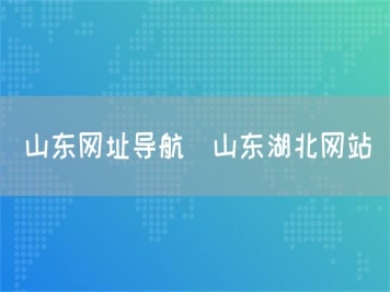 山东网址导航_山东湖北网站